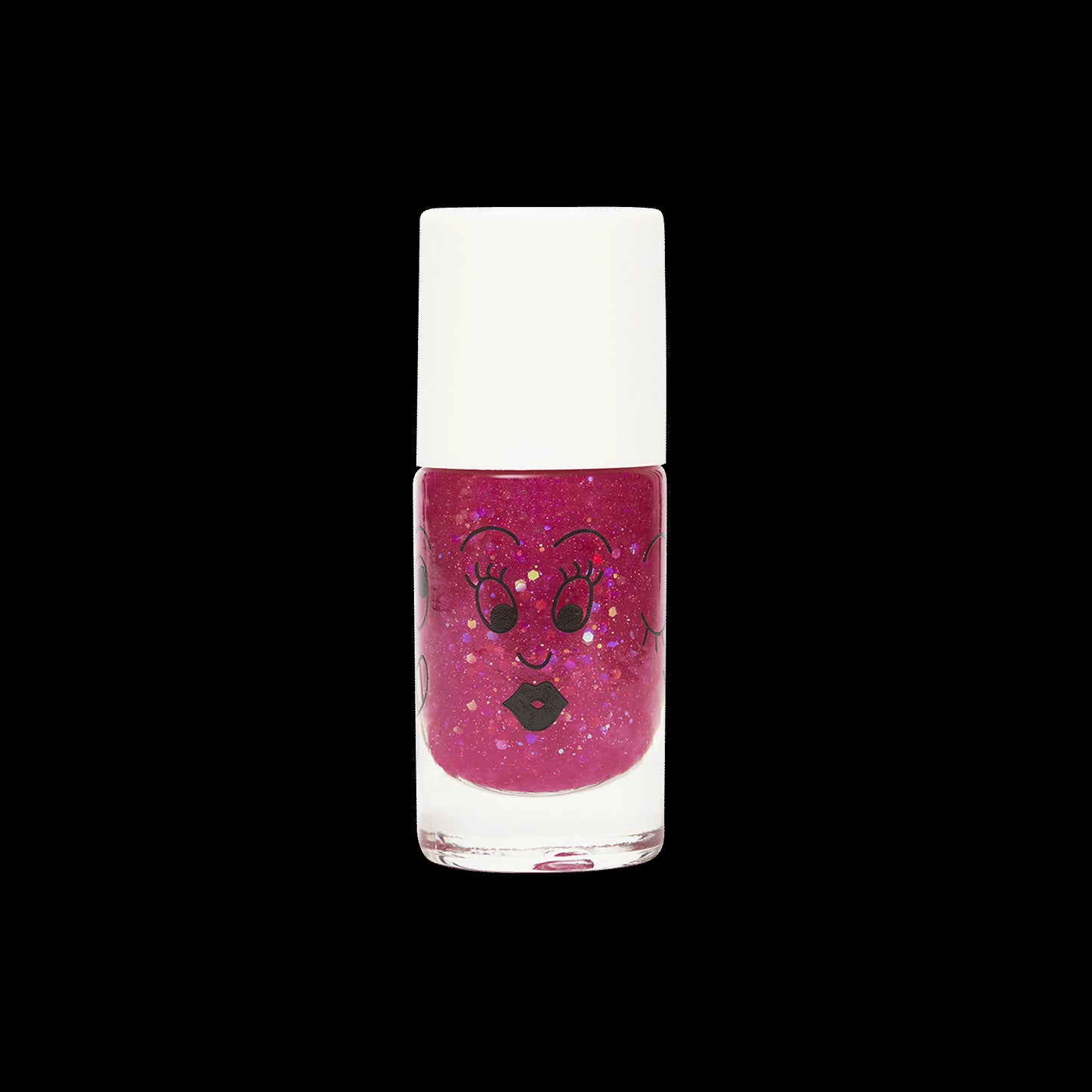 pink with glitter nail polish for kids party nailmatic kids