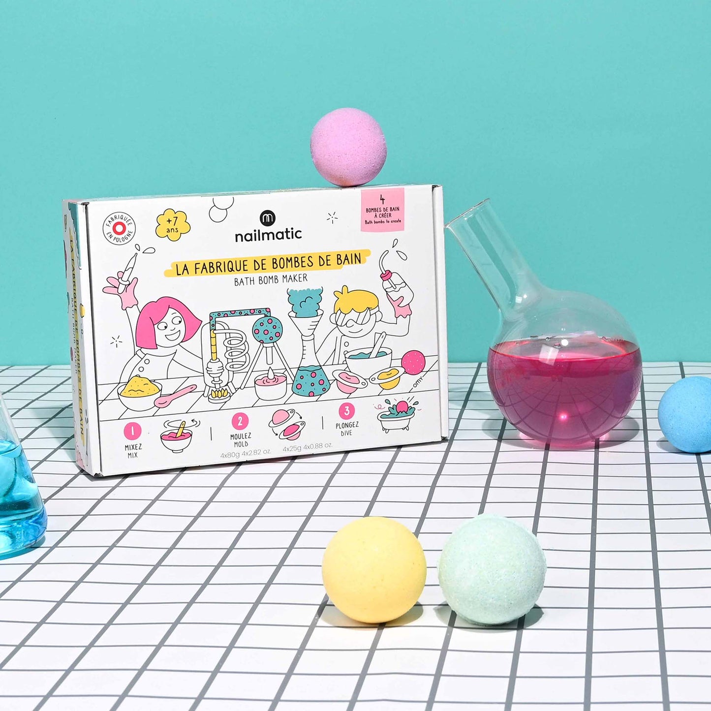 Bath Bombs Maker for kids lifestyle