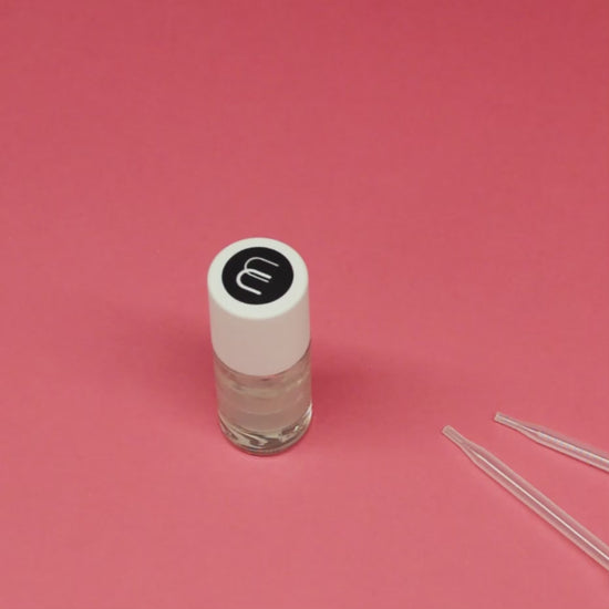make your own pink nail polish step 1