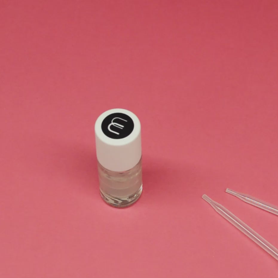 make your own pink nail polish step 1