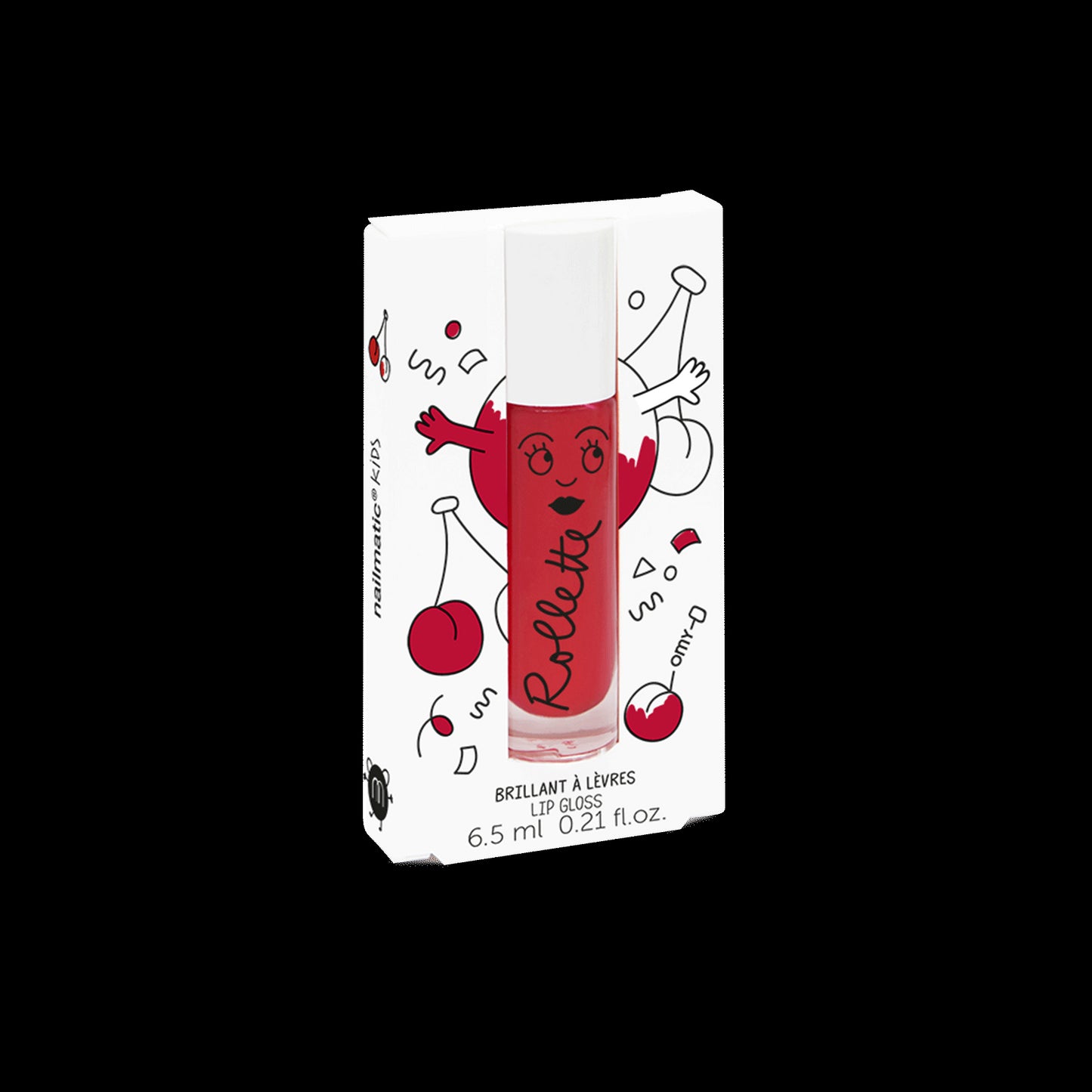 cherry kid lip gloss with packaging nailmatic kids