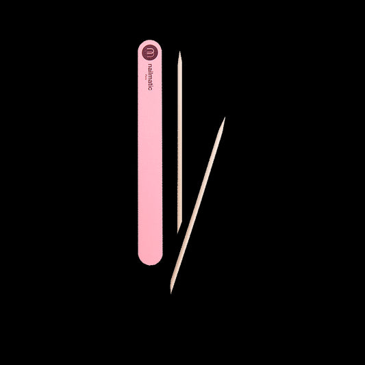 Pink Nail File Kit for manicure
