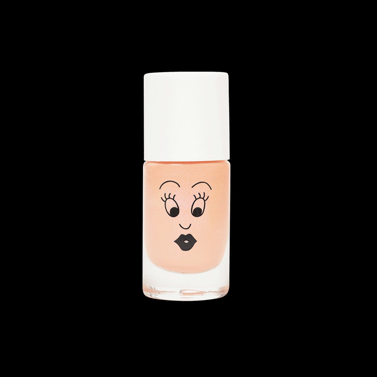 pearly neon coral kid nail polish flamingo without packaging nailmatic kids