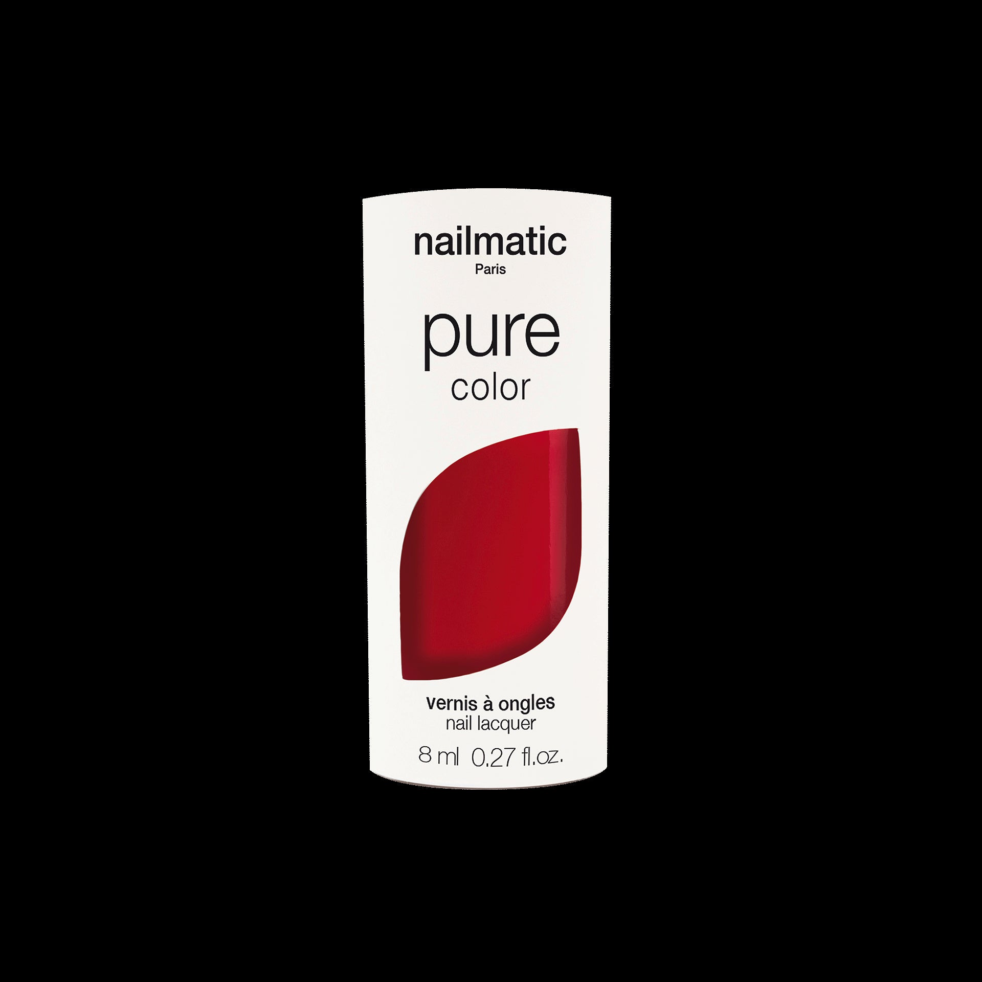 Pure Red nail polish Dita Pure Color with packaging