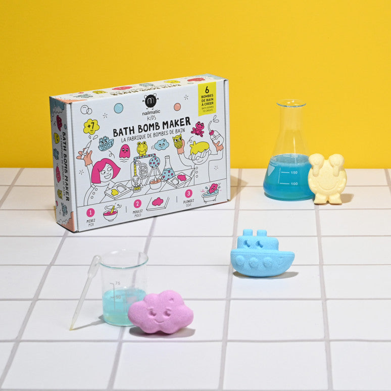  DIY Gift Kits Bath Bomb Making Kit for Kids, Make 12 All  Natural Bath Bombs at Home, Made in The USA